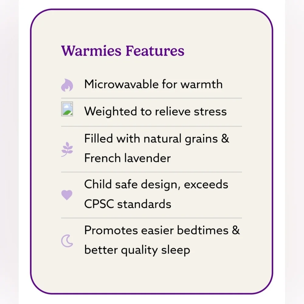 Warmies Brown Curly Bear Junior - Picture 6 of 14